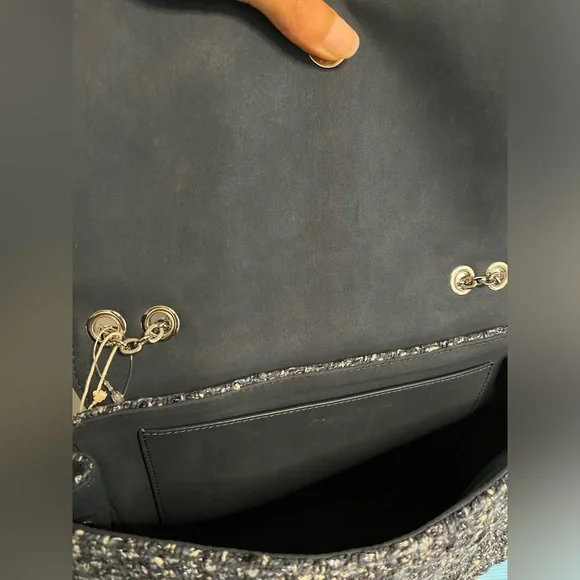 Maje Tweed Clover Shoulder Bag - Picture 3 of 5